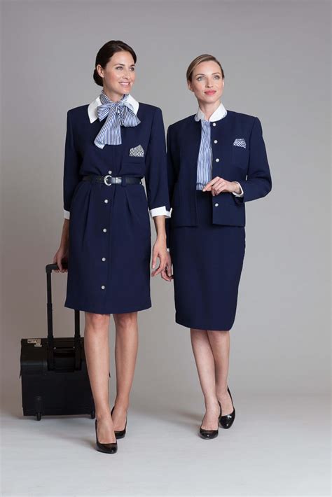 air france stewardess uniform.